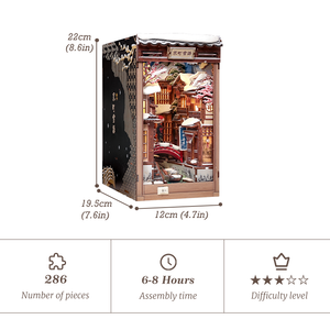 Kyoto Snow Whisper DIY kit product specifications and size dimensions
