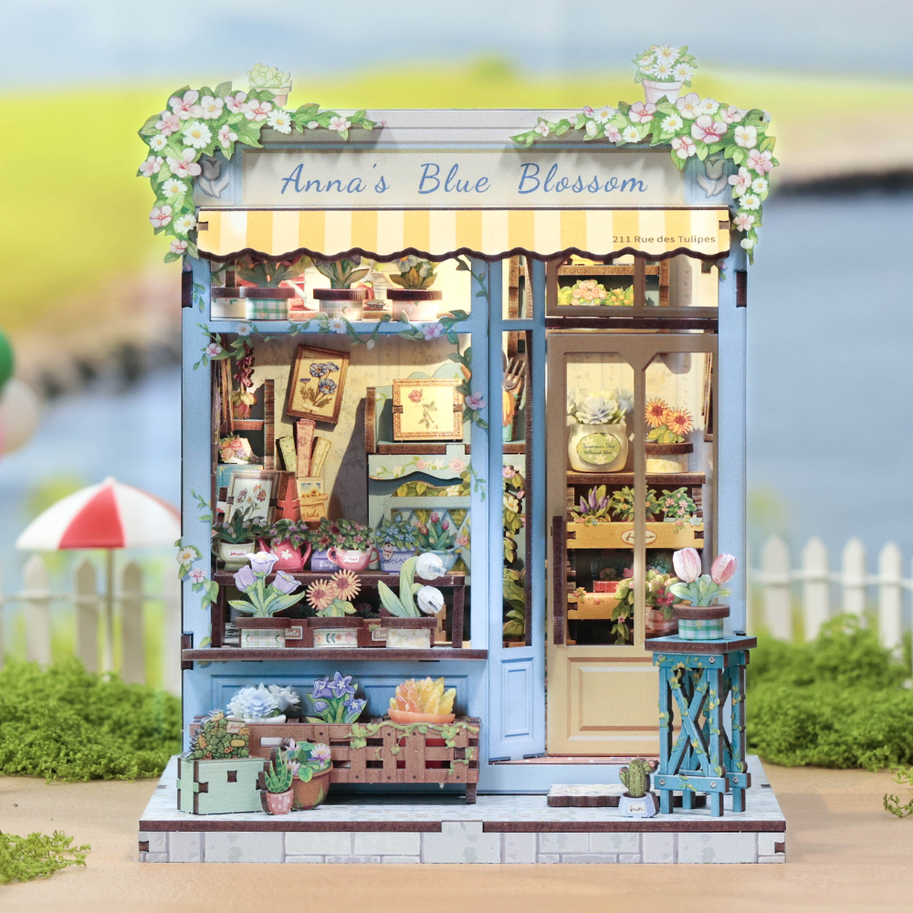 Anna's Blue Blossom — DIY Miniature House Kit