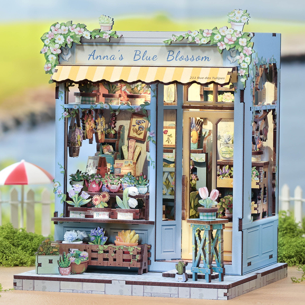Anna's Blue Blossom — DIY Miniature House Kit