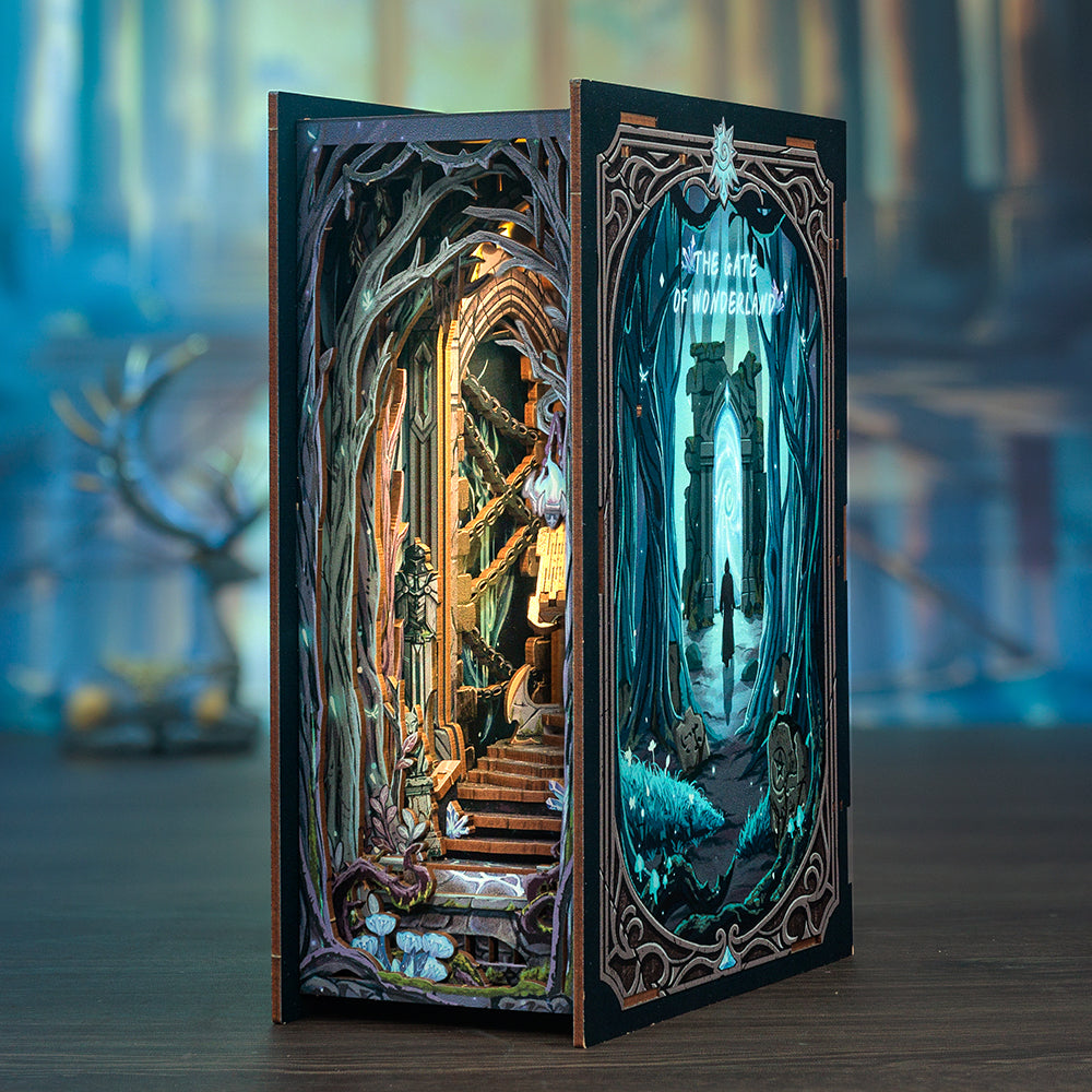 NookSaga DIY Book Nook Kit | The Gate of Wonderland