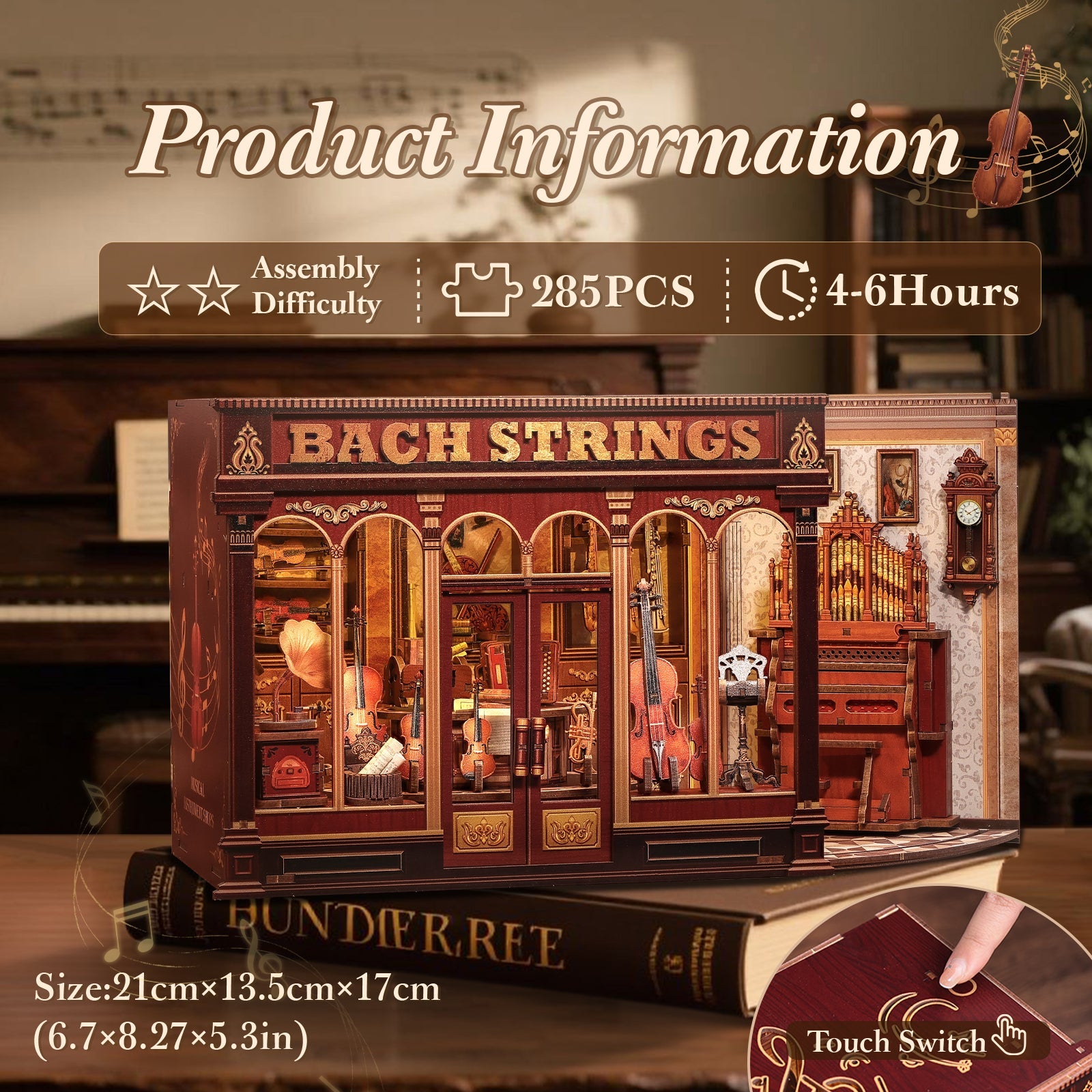 Bach Strings — DIY Miniature House Kit