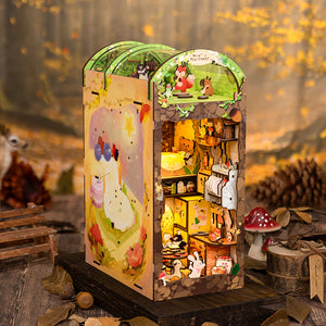 Mole's Apartment miniature underground study interior with warm amber glow