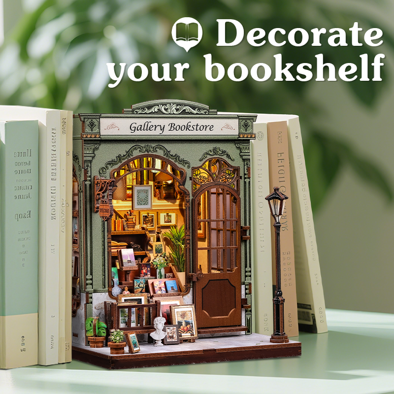 NookSaga DIY Miniature House | Gallery Bookstore