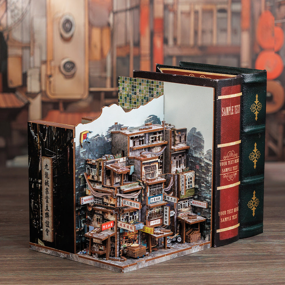 NookSaga DIY Book Nook Kit | Twilight of the Warriors: Walled In