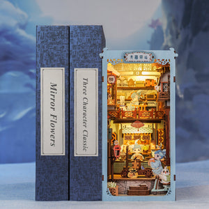 Azure Phoenix Lodge miniature Chinese palace interior with golden glow