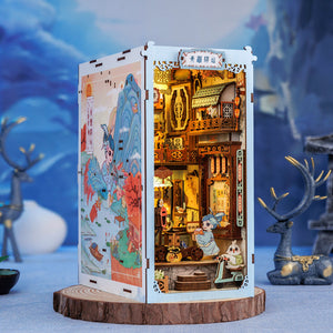 Azure Phoenix Lodge DIY book nook kit imperial Chinese palace with LED lighting