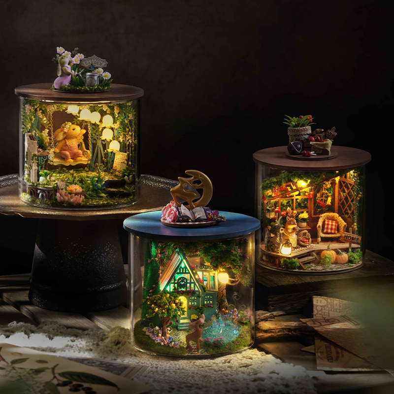 NookSaga 1: 24 DIY Dollhouse Kit（Dream Bottle Series）