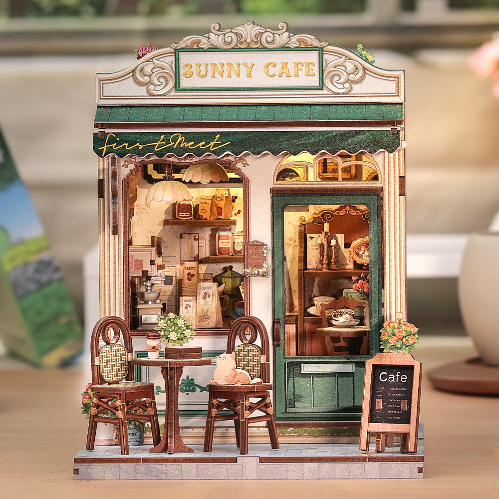 Sunny Cafe — DIY Miniature House Kit