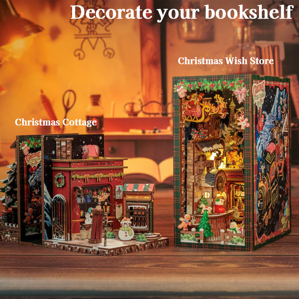 NookSaga DIY Bookends Kit (Christmas Paradise)
