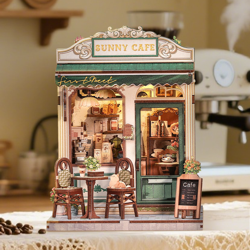 Sunny Cafe — DIY Miniature House Kit